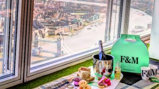 Um chá no edifício mais alto de Londres