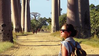 O casal de atores Vera Kolodzig e Diogo Amaral em Madagáscar