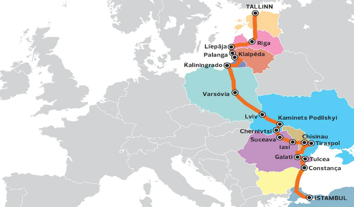 De Tallinn a Istambul ao longo de nove países e 3500 quilómetros