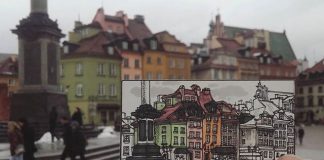 Este artista desenha as cidades por onde passa em vez de fotografá-las