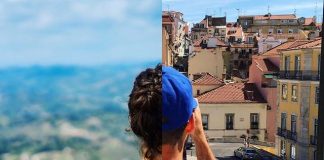 Dois namorados viajam pelo mundo juntos, mas separados