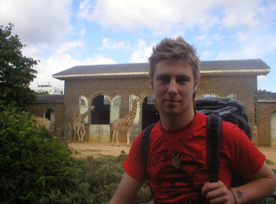 primeira vez que foi de viagem