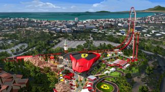 Ferrari Land em Espanha tem a montanha russa mais alta e rápida da Europa