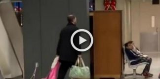 Pai torna-se viral nas redes sociais por arrastar a filha pelo aeroporto [vídeo]