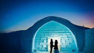 O hotel no gelo onde é possível casar - veja as fotos