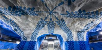 Este é o metro mais deslumbrante do mundo: são verdadeiras obras de arte