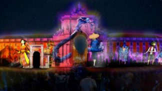 Macau apresenta espetáculo inédito de video mapping no Terreiro do Paço Macau apresenta espetáculo inédito de vídeo mapping no Terreiro do Paço