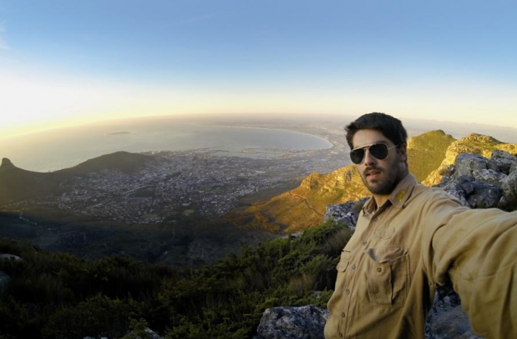 vista para cape town do topo da table mountain