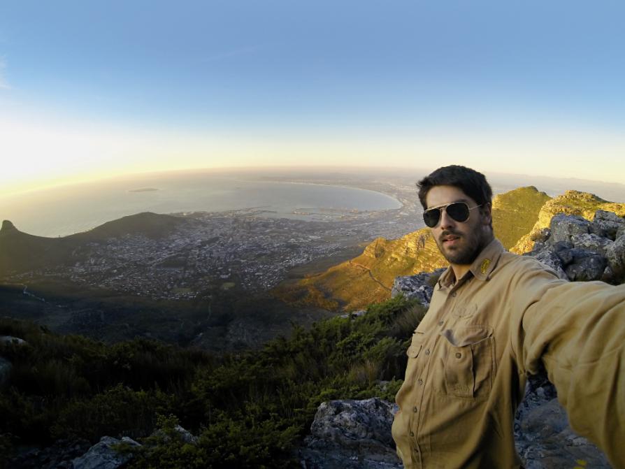 vista para cape town do topo da table mountain