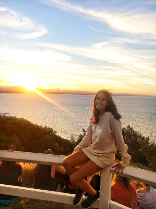 por do sol na Austrália