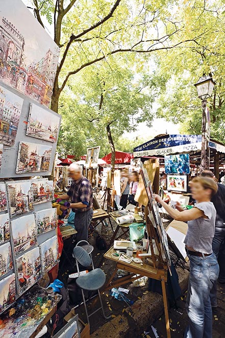 Montmartre_Place Tertre© Paris Tourist Office – Photographe Marc Bertrand