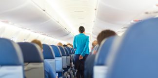 Este é o perigo de mudar de lugar durante um voo