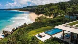 Um resort exclusivo na selva longe das multidões das Caraíbas