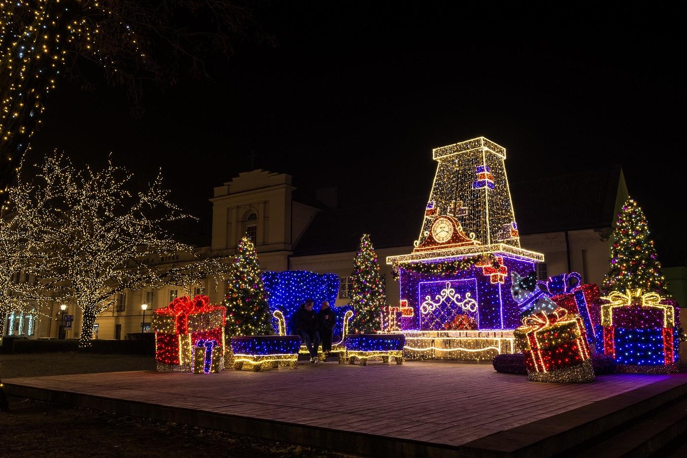Iluminações em Varsóvia
