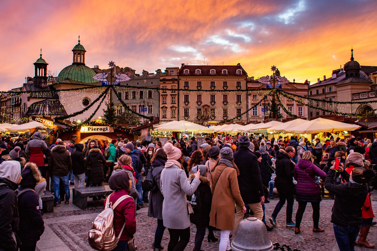 Mercados de natal na Polónia