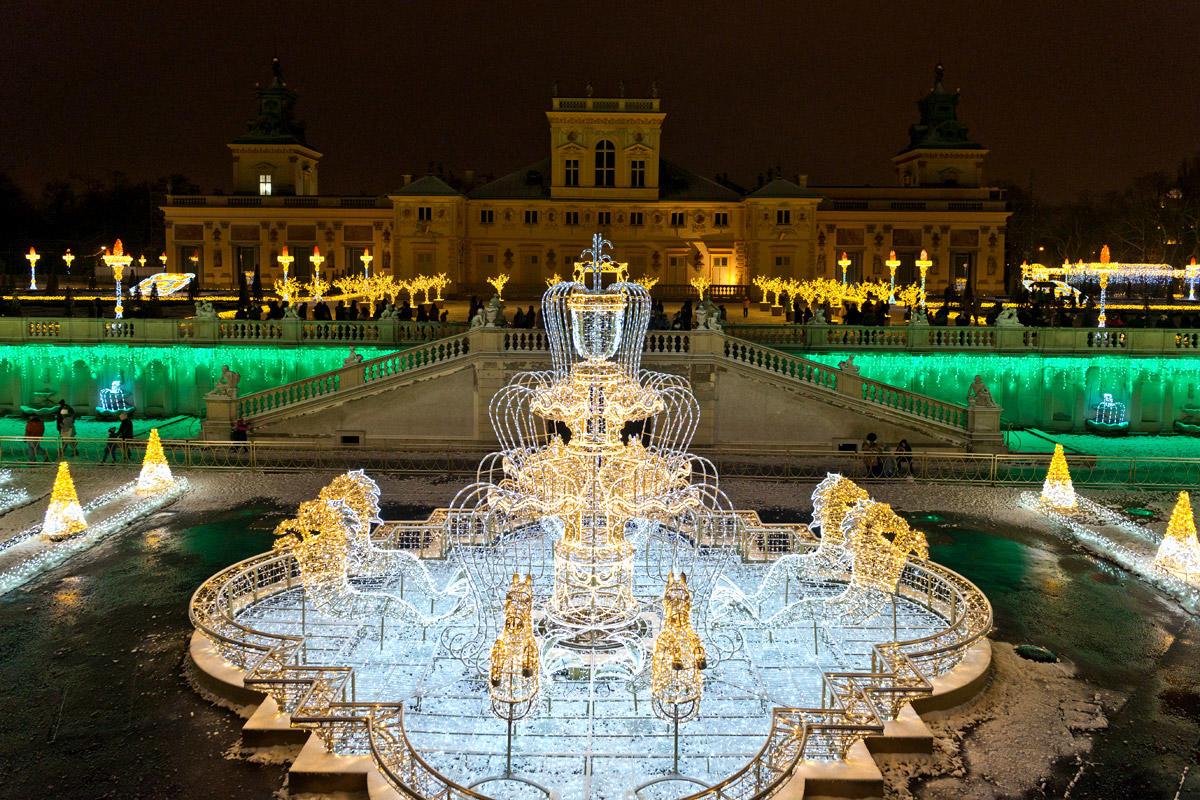 Iluminações em Varsóvia