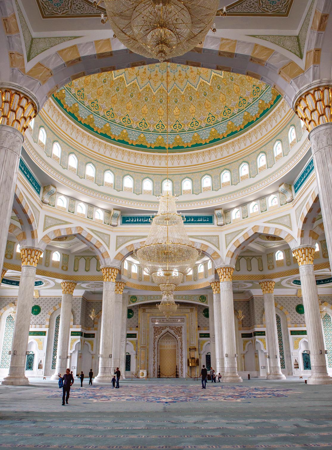 Hazret Sultan Mosque in the city of Nur Sultan.