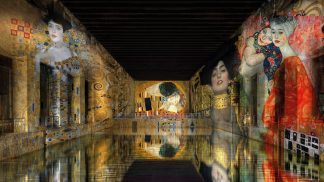 Antiga base de submarinos transformada numa exposição digital imersiva