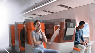 A classe económica poderá ser assim depois da quarentena - veja as fotos