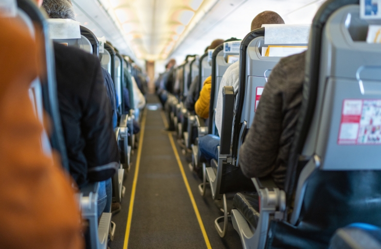 Jet airplanes interior