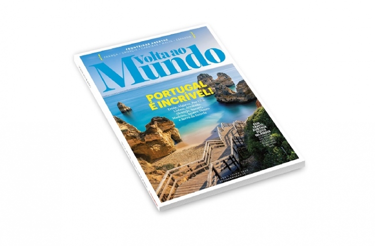 Revista Volta ao Mundo de julho já está nas bancas e no quiosque digital - boas férias!