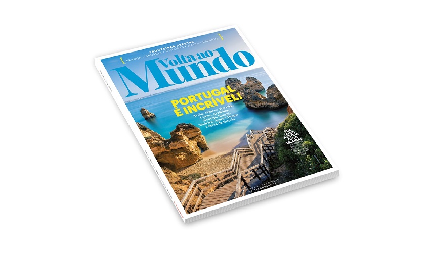 Revista Volta ao Mundo de julho já está nas bancas e no quiosque digital - boas férias!