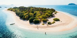 Uma ilha-resort onde cada bungallow tem o seu mordomo particular