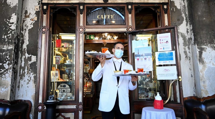 FILES-ITALY-HEALTH-VIRUS-VENICE-TOURISM-CAFE FLORIAN