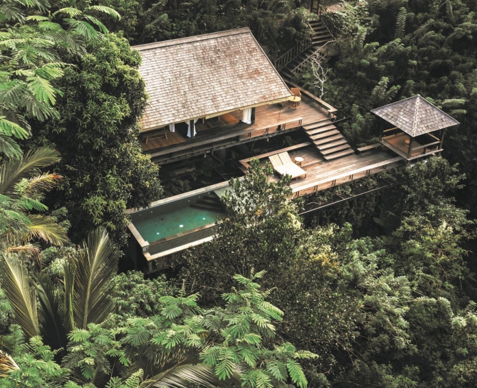 Selva balinesa_1abcd_Rainforest_Pool_Bale_Aerial