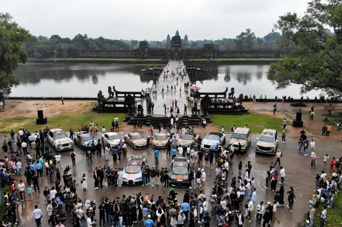 camboja templo desfile automóvel 1 Suy Se AFP